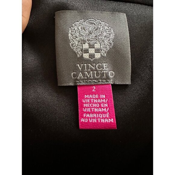 Vince Camuto Ruched Off-The-Shoulder Evening Gown Size 2 With Fold over Detail - Picture 3 of 16